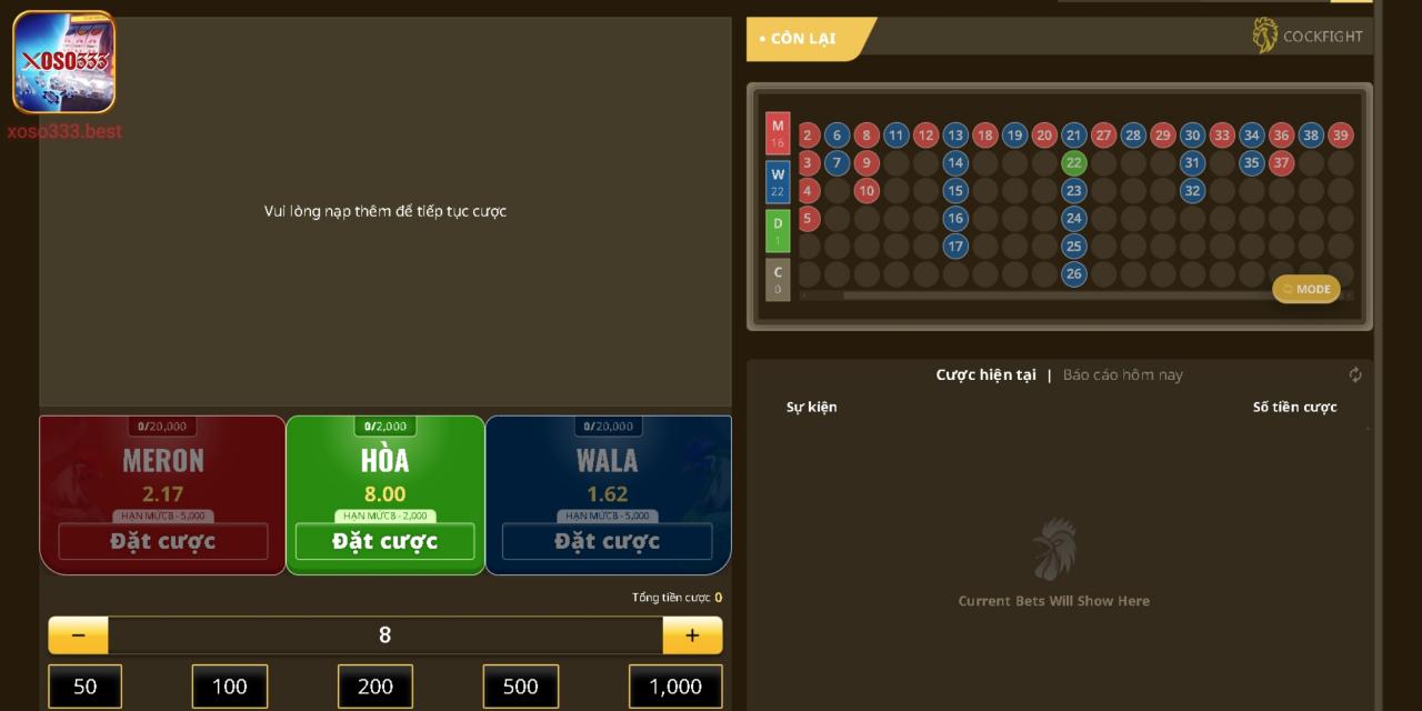 Xác định thắng thua trong ODIN đá gà để biết kết quả đặt cược